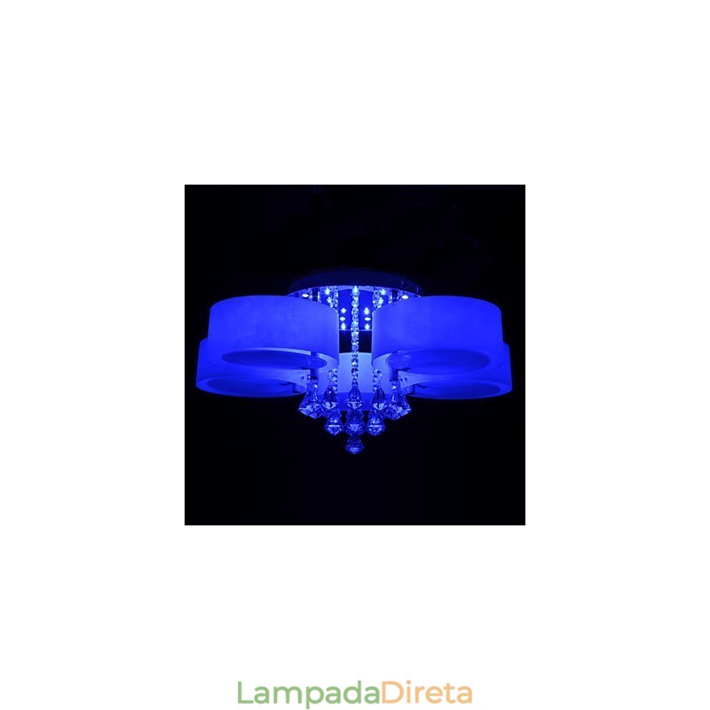 Controle remoto embutido Cristal incluído Moderno Contemporâneo