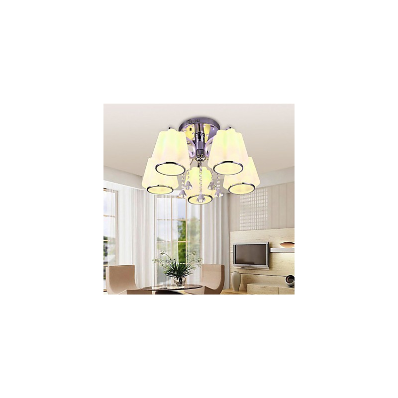 Montagem embutida Cristal Moderno Contemporâneo Vidro