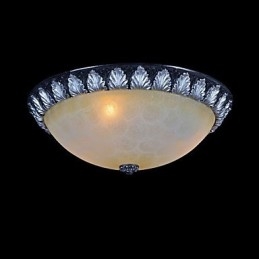 Padrão de luz de montagem embutida Resina de vidro Prata Escultura Europeia Clássico