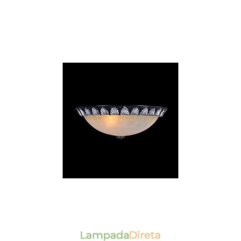 Padrão de luz de montagem embutida Resina de vidro Prata Escultura Europeia Clássico
