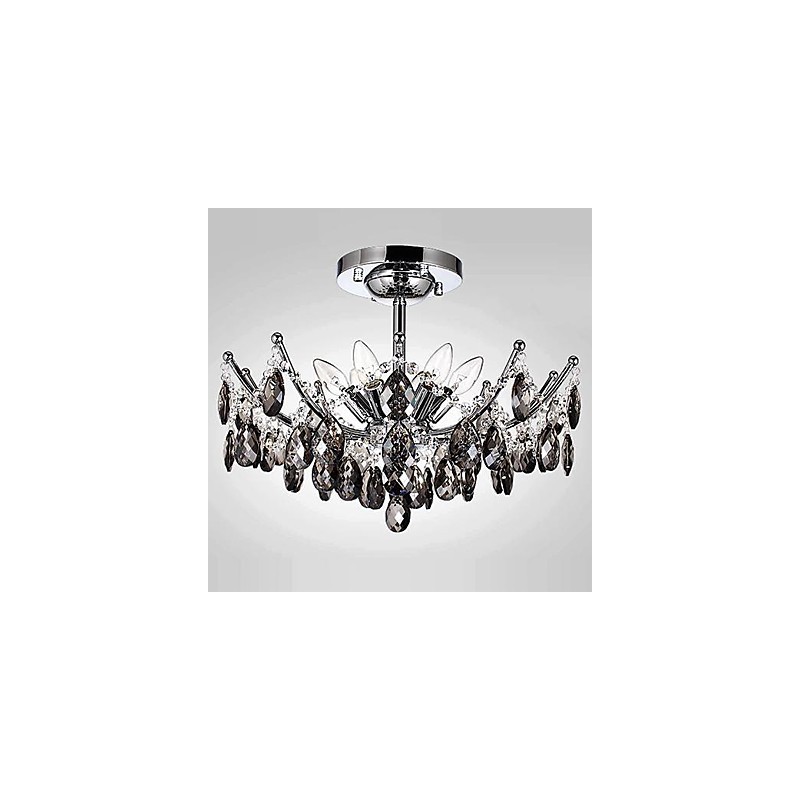 Lustre 6 Luzes Simples Moderno Artístico