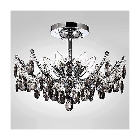 Lustre 6 Luzes Simples Moderno Artístico Lustre 6 Luzes Simples Moderno Artístico