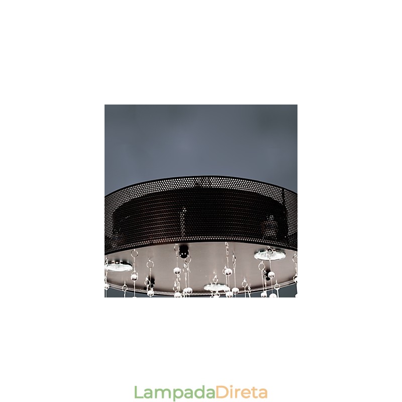 Moderno Semi Flush Mount com 3 luzes Butterfly Featured Shade