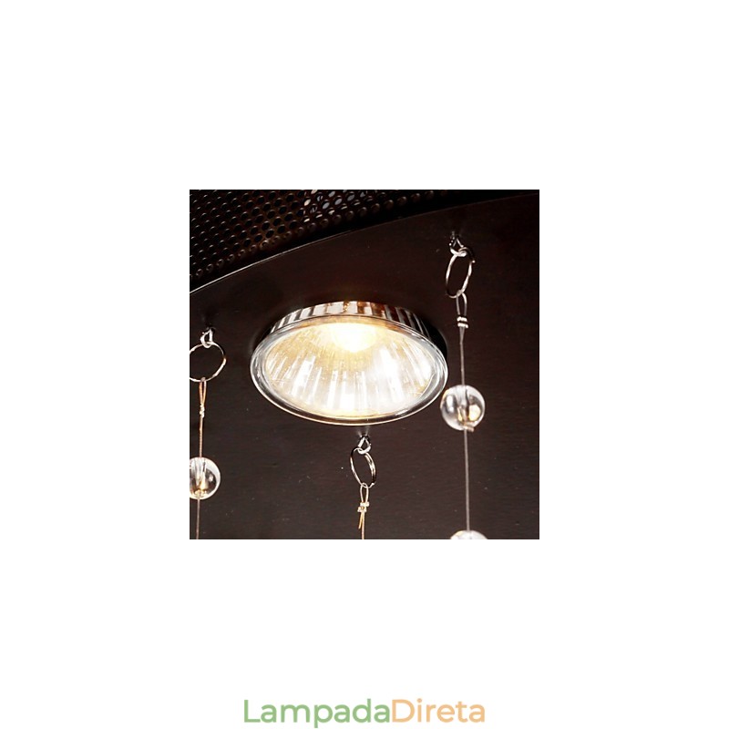 Moderno Semi Flush Mount com 3 luzes Butterfly Featured Shade