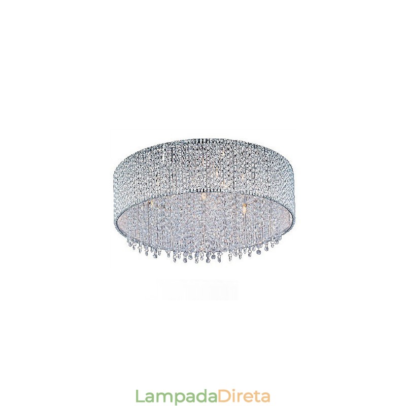 Montagem embutida de cristal com 10 luzes