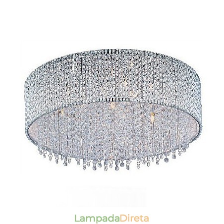 Montagem embutida de cristal com 10 luzes Montagem embutida de cristal com 10 luzes
