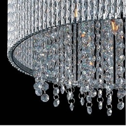 Montagem embutida de cristal com 10 luzes