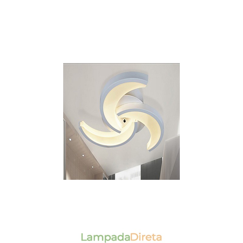 Iluminação de lustre de acrílico para ambientes internos