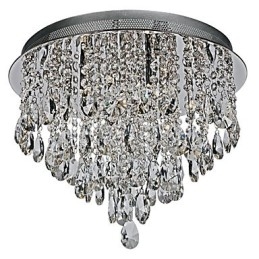 Moderno Contemporâneo Cristal Cromado Cristal Montagem Embutida