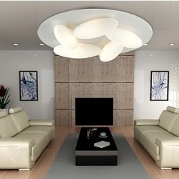 Montagem embutida moderna com 5 luzes (base de lâmpada G9)