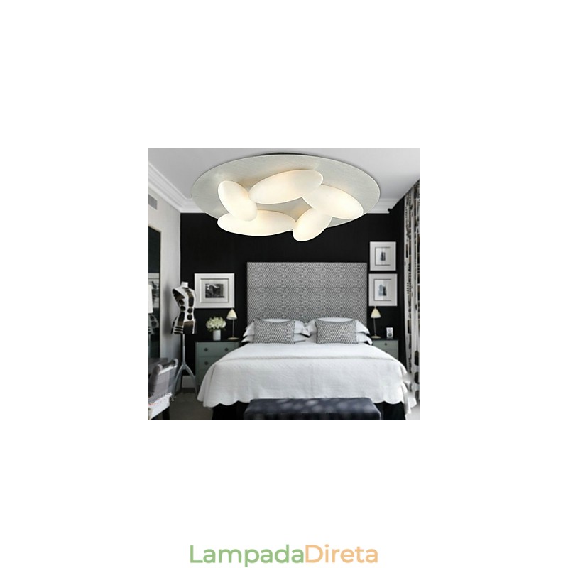 Montagem embutida moderna com 5 luzes (base de lâmpada G9)