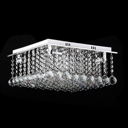 Moderno Contemporâneo Cristal Metal Galvanizado Montagem Embutida