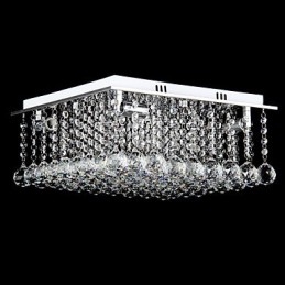Moderno Contemporâneo Cristal Metal Galvanizado Montagem Embutida