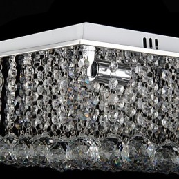 Moderno Contemporâneo Cristal Metal Galvanizado Montagem Embutida