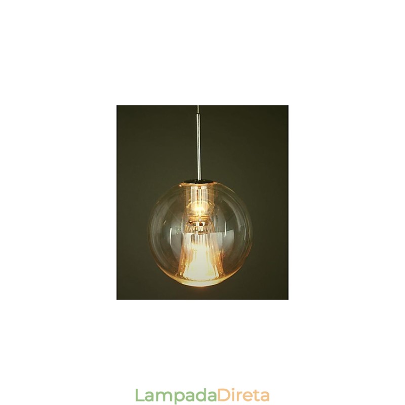 Luminária pendente moderna contemporânea tradicional clássica de metal cromado para crianças com 4 lâmpadas