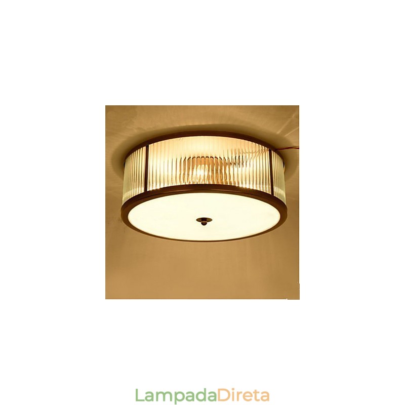 Lâmpada de cobre completa Lâmpada Lâmpada A