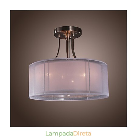 Moderno acrílico embutido com design de cilindro de 3 luzes Moderno acrílico embutido com design de cilindro de 3 luzes