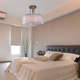 Moderno acrílico embutido com design de cilindro de 3 luzes