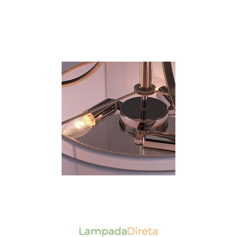 Moderno acrílico embutido com design de cilindro de 3 luzes