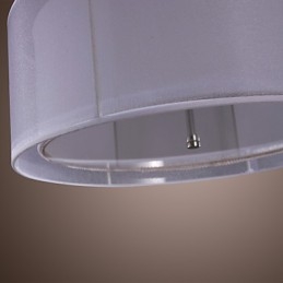 Moderno acrílico embutido com design de cilindro de 3 luzes