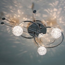 Moderno contemporâneo galvanizado montagem embutida