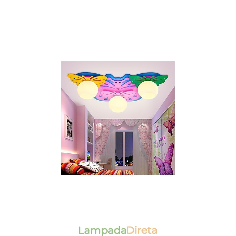 Montagem embutida Moderna Contemporânea Madeira Bambu