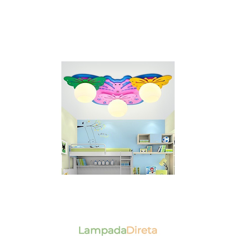 Montagem embutida Moderna Contemporânea Madeira Bambu