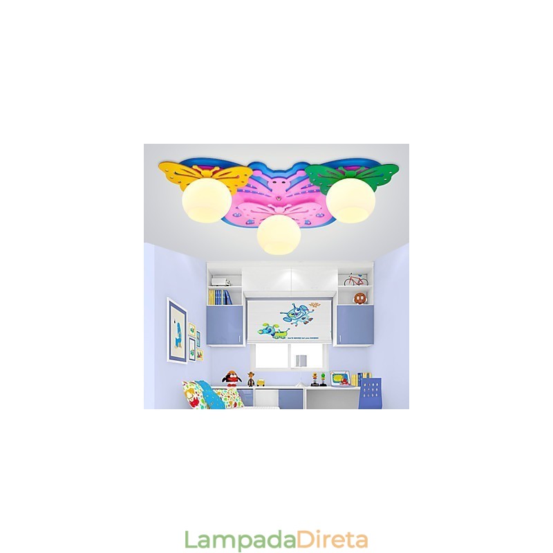 Montagem embutida Moderna Contemporânea Madeira Bambu