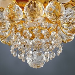 Moderno Cristal Flush Mount com 5 Luzes