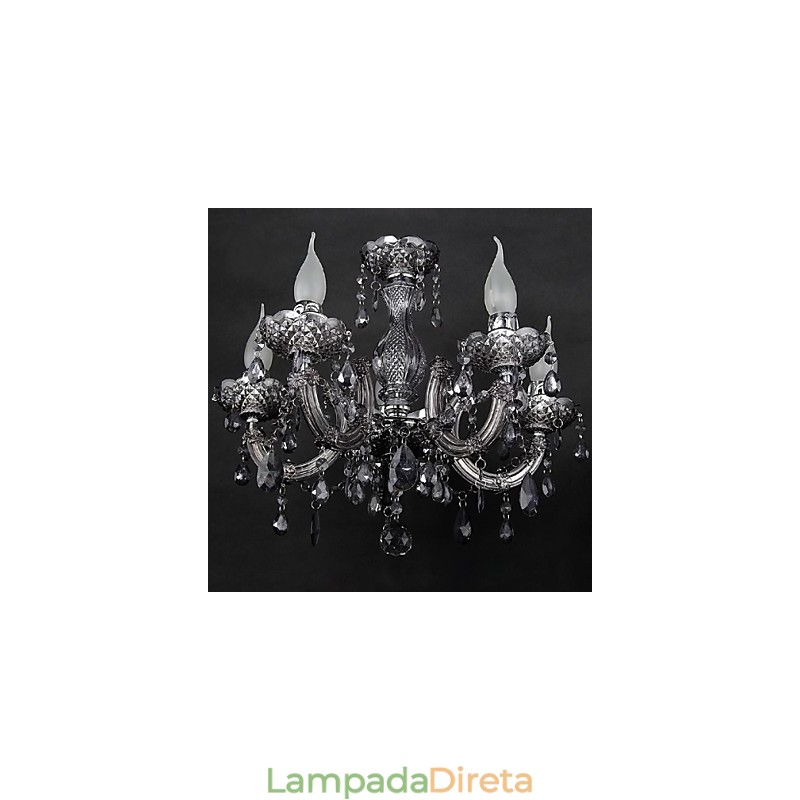 Moderno Contemporâneo Cristal Metal Montagem Embutida
