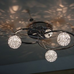 Moderno contemporâneo galvanizado montagem embutida