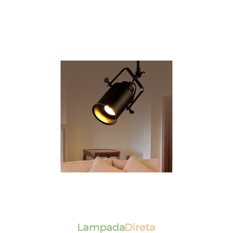 Apliques de parede Modernos 1 Luz Integrada Metal