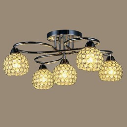 Luminárias de teto 5 luzes simples modernas artísticas