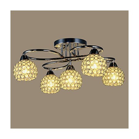 Luminárias de teto 5 luzes simples modernas artísticas Luminárias de teto 5 luzes simples modernas artísticas