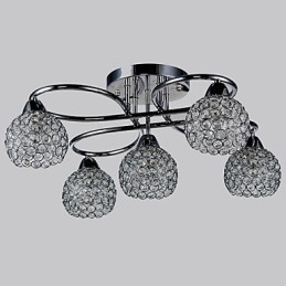 Luminárias de teto 5 luzes simples modernas artísticas