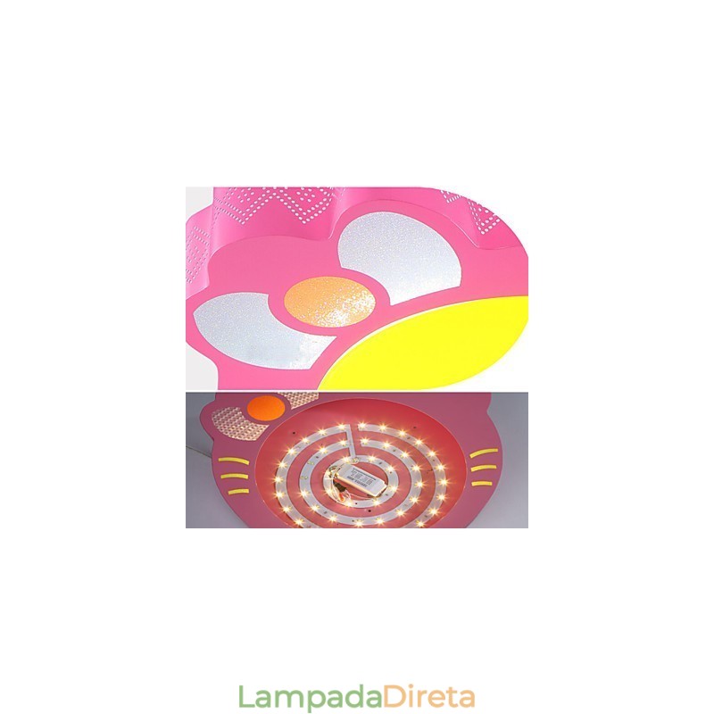 Luminária de teto embutida montada em metal moderno e contemporâneo