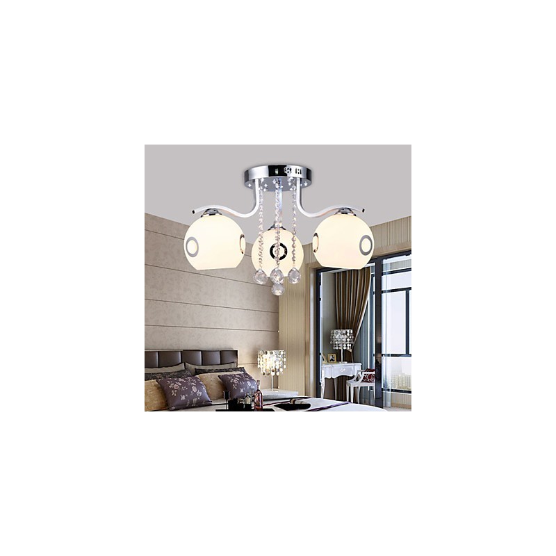 Montagem embutida Cristal Moderno Contemporâneo Vidro