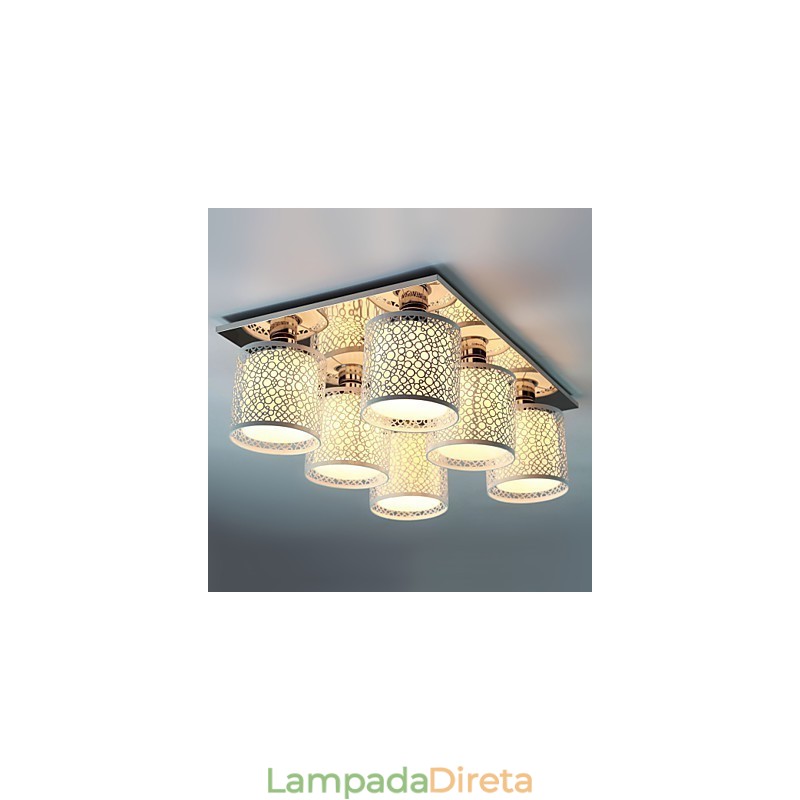 Pintura Contemporânea Moderna Metal Montagem Embutida