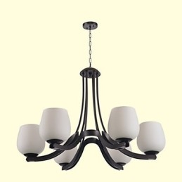 Lustre de metal tradicional clássico retrô estilo mini pintura