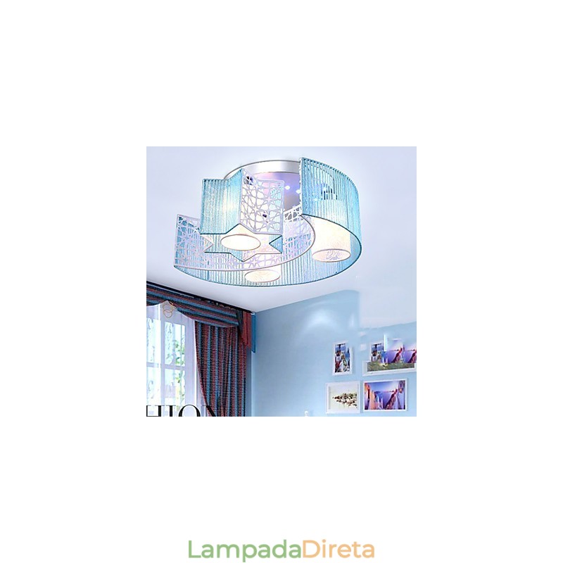 Lustre Luzes Modernas Contemporâneas Metal