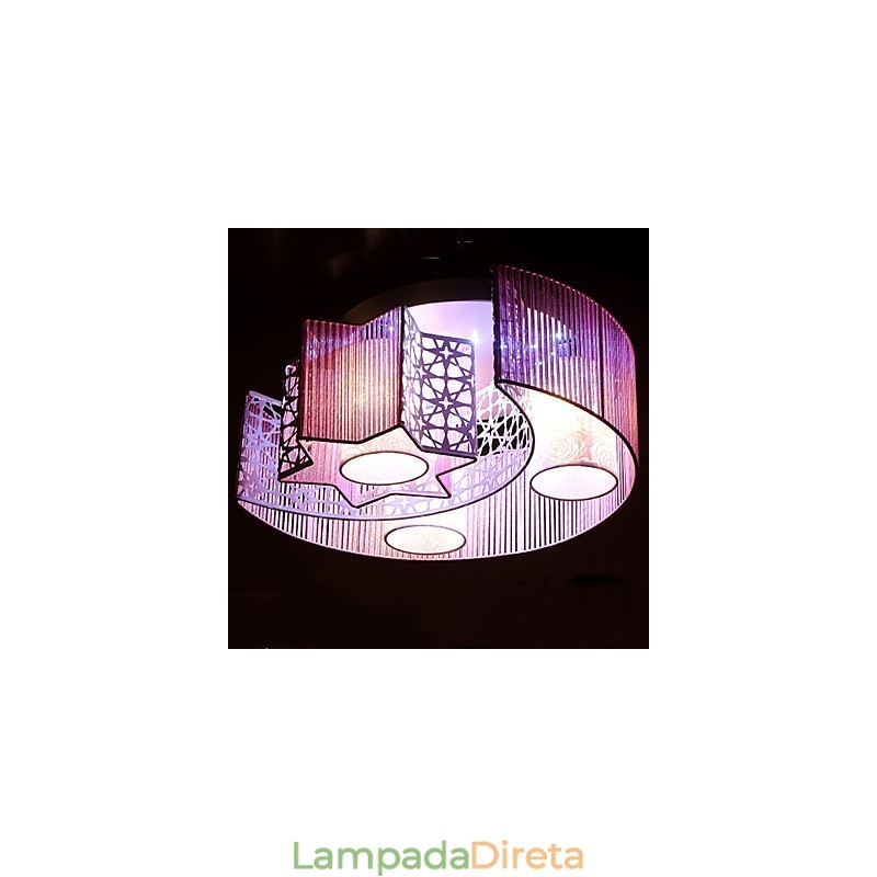 Lustre Luzes Modernas Contemporâneas Metal