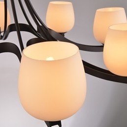 Lustre de metal tradicional clássico retrô estilo mini pintura
