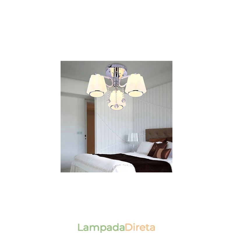 Montagem embutida Cristal Moderno Contemporâneo Vidro