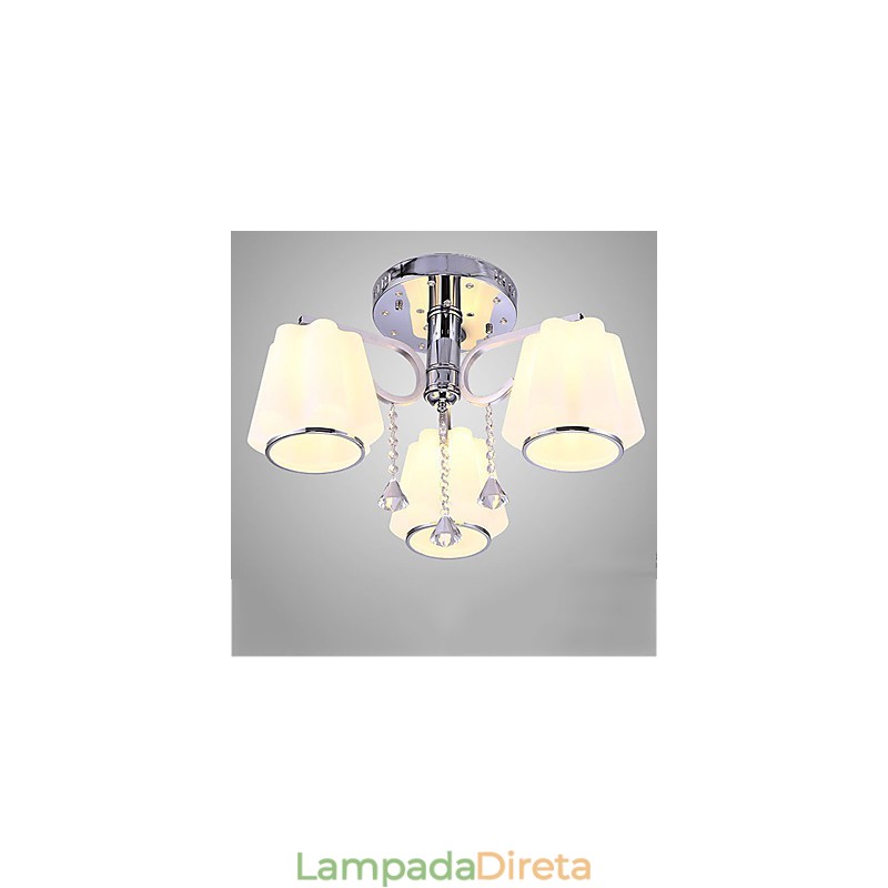 Montagem embutida Cristal Moderno Contemporâneo Vidro
