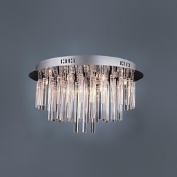 Lustre de Cristal Moderno com 12 Luzes