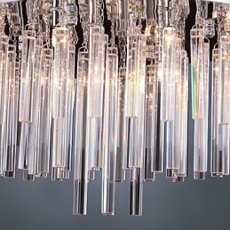 Lustre de Cristal Moderno com 12 Luzes