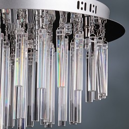 Lustre de Cristal Moderno com 12 Luzes