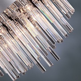 Lustre de Cristal Moderno com 12 Luzes
