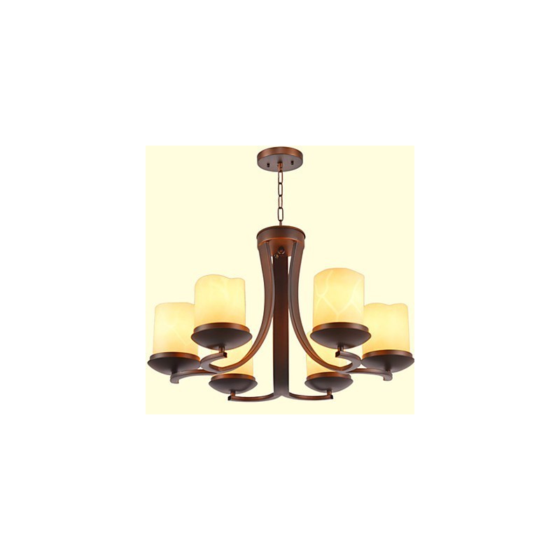 Lustre de metal tradicional clássico retrô estilo mini pintura