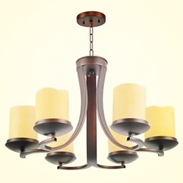 Lustre de metal tradicional clássico retrô estilo mini pintura